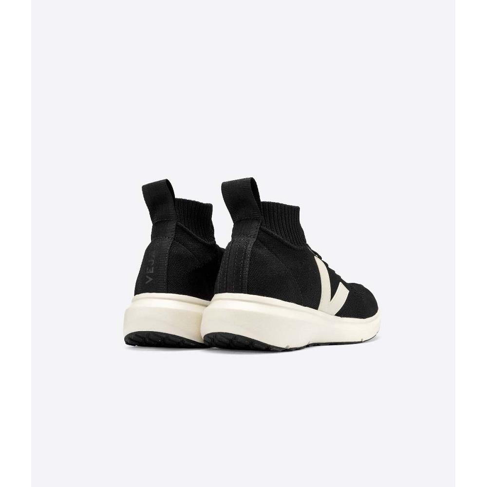 Veja V-KNIT RICK OWENS MID Cipő Férfi Fekete | HU 288AHK